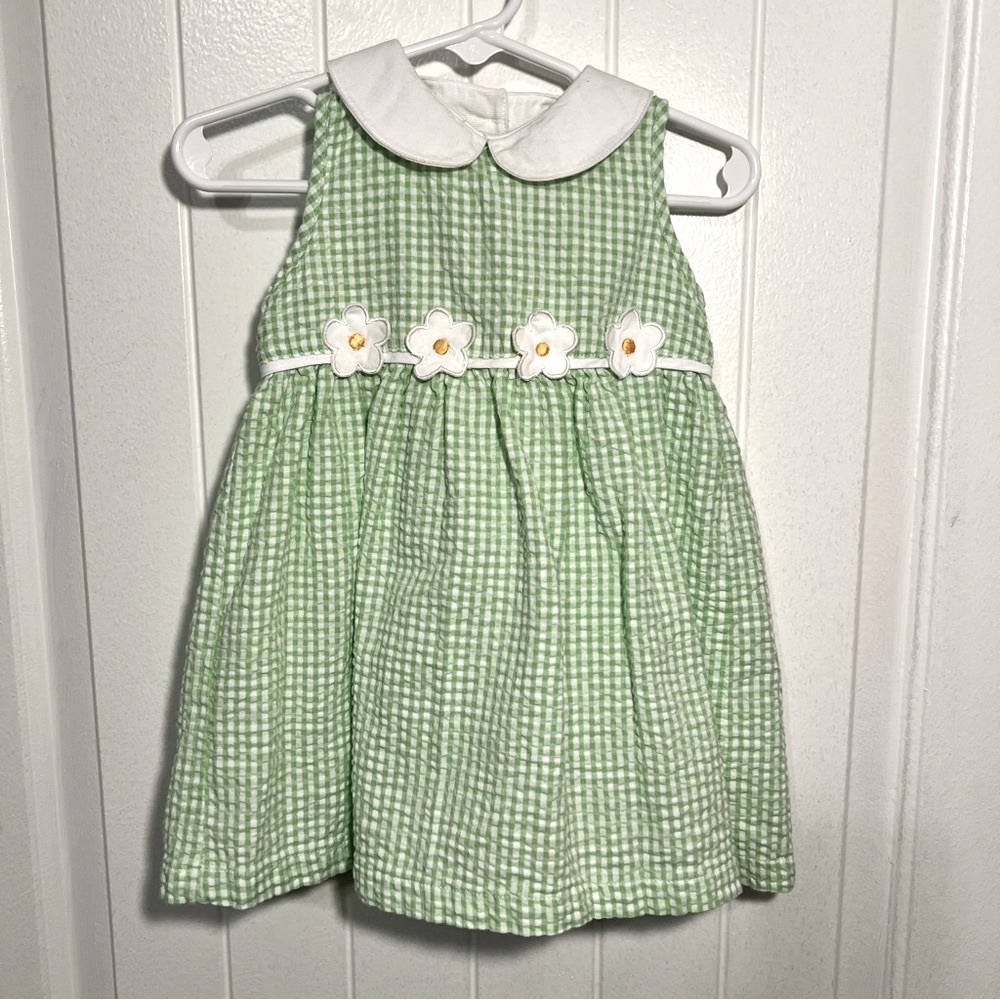 Vintage Specialty Kids 18 Months Seersucker Dress with Bloomers